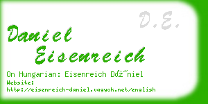 daniel eisenreich business card